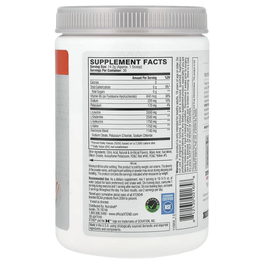 Bluelac The Original BCAA Powder For Faster Muscles Recovery with Electrolytes 7g BCAAs with Zero Sugar 30 Servings BCAA (420g, knokout fruit punch))