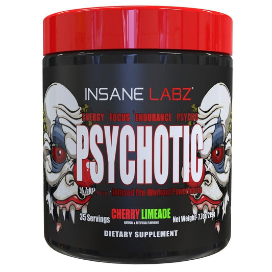 insane labz psychotic pre-workout, 35 serving, ( CHERRY LIMEADE) ( HAWIIAN ORANGE)