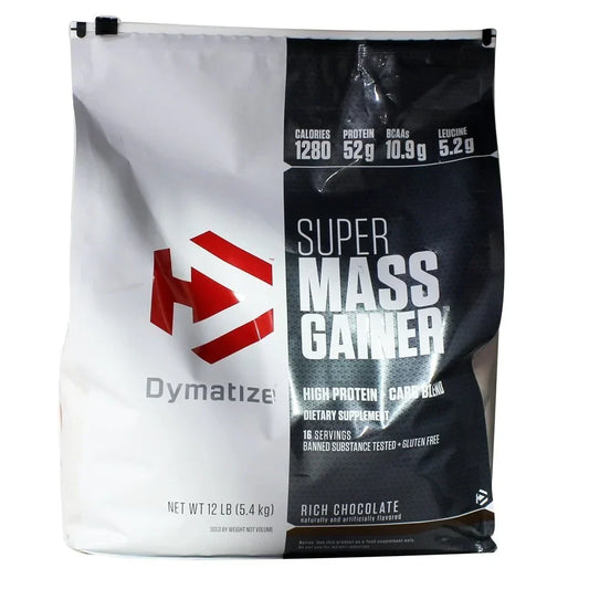Dymatize supar mass gainer 12 lbs , rich chocolate